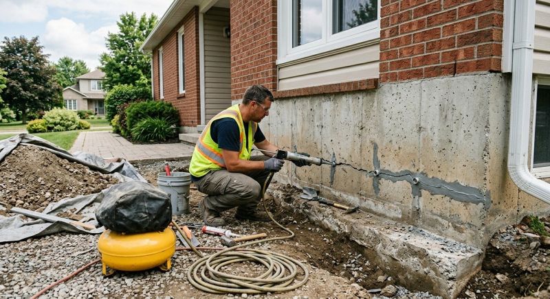 Basement Foundation Repair in Brook Park, MN