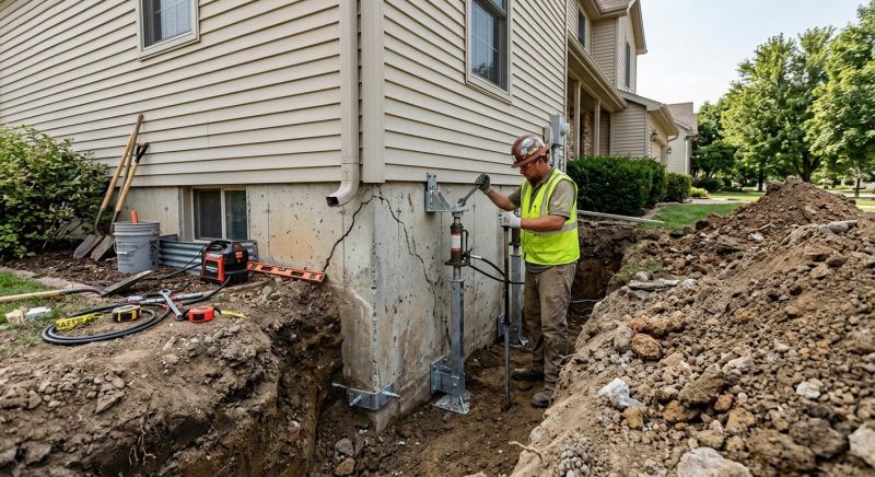 Basement Stabilization in Mora, MN