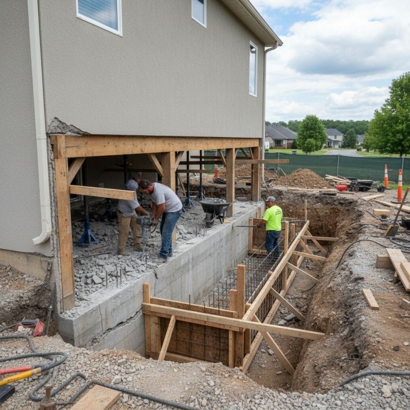 Building Foundation Repair in Brook Park, MN