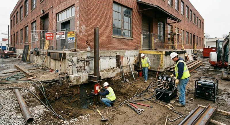 Building Foundation Repair in Grasston, MN