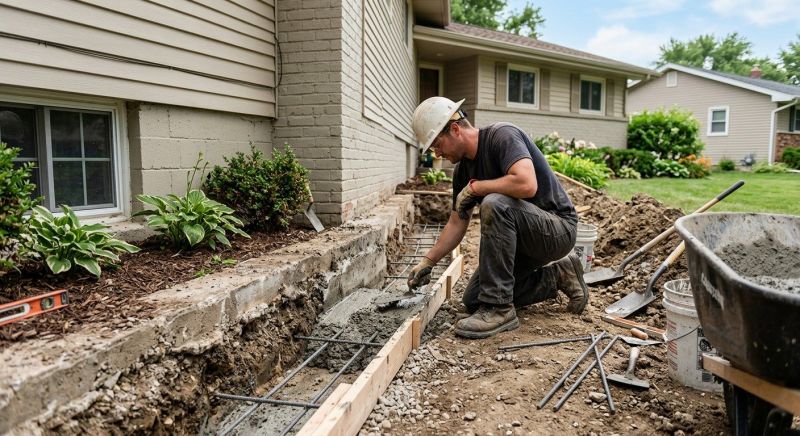 Concrete Foundation Repair in Brook Park, MN