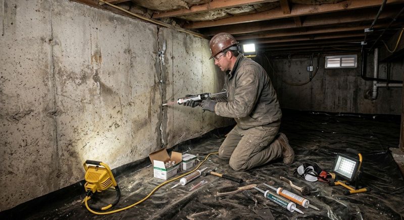 Concrete Foundation Repair in Mora, MN