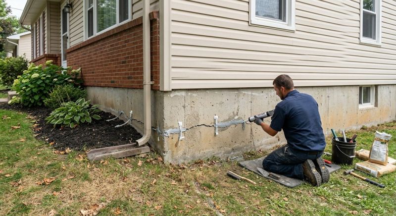 Cracked Foundation Repair in Mora, MN