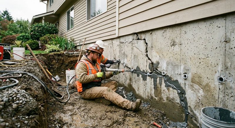 Cracked Foundation Repair in Pine County, MN