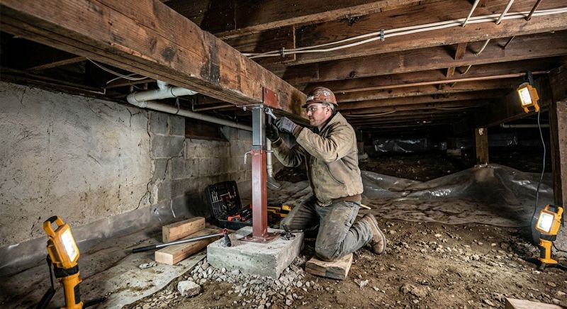 Crawl Space Leveling in Mora, MN