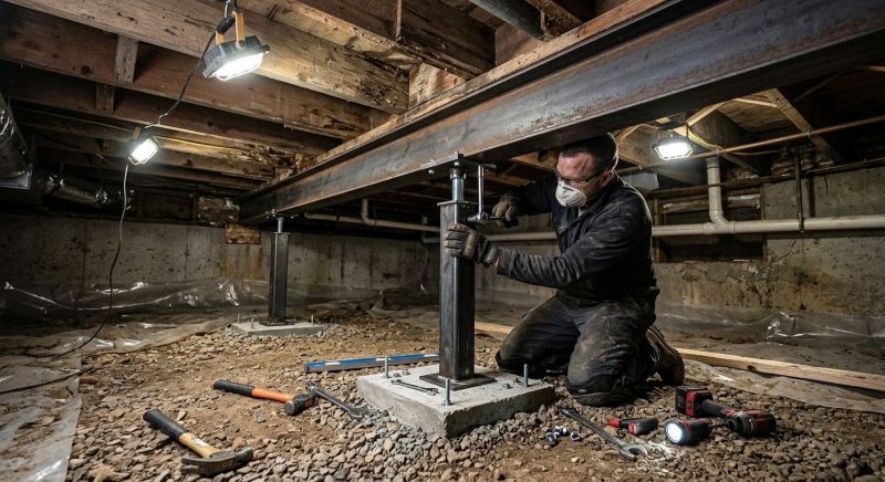 Crawlspace Foundation Repair in Kanabec County, MN
