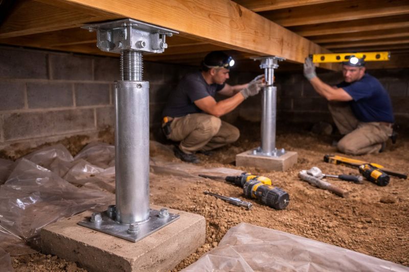 Crawlspace Structural Repair in Mora, MN