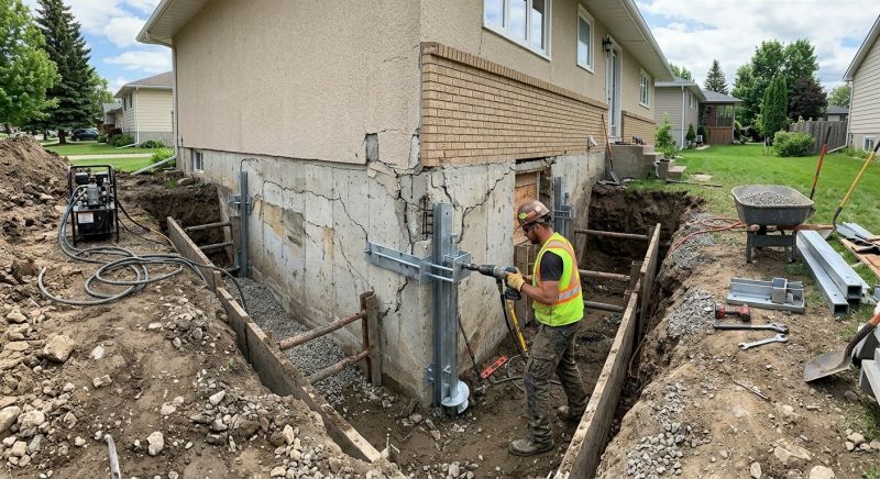 Exterior Foundation Repair in Mora, MN
