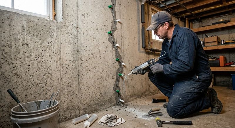 Foundation Crack Repair in Kanabec County, MN
