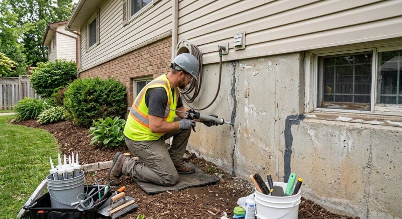 Foundation Crack Sealing in Mora, MN