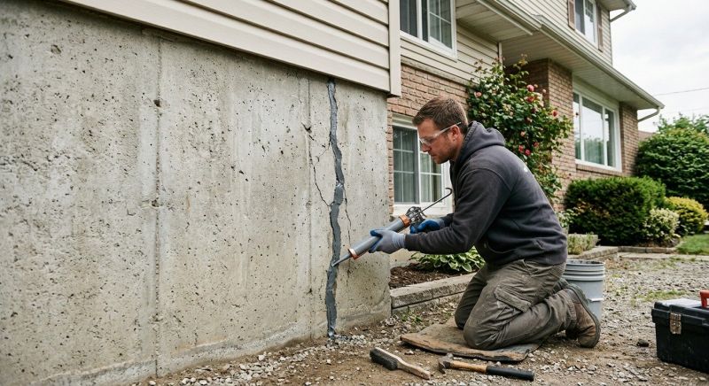 Foundation Crack Sealing in Mora, MN