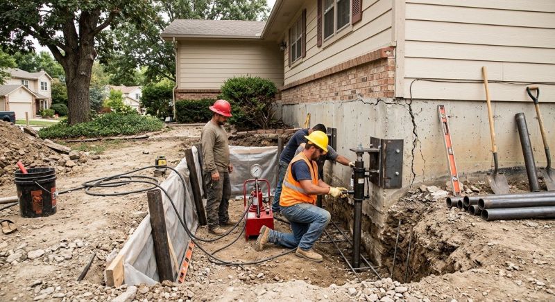 Foundation Damage Repair in Brook Park, MN