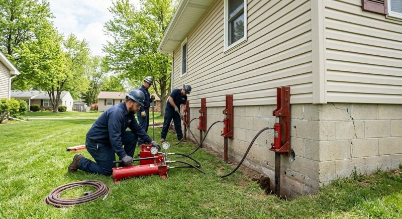 Foundation Jacking in Brook Park, MN