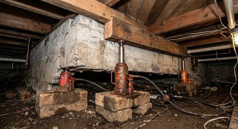 Foundation Jacking in Brook Park, MN