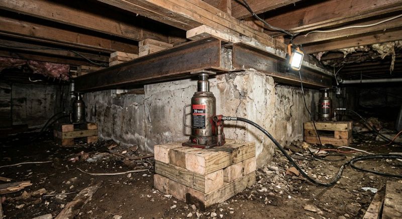 Foundation Jacking in Brook Park, MN