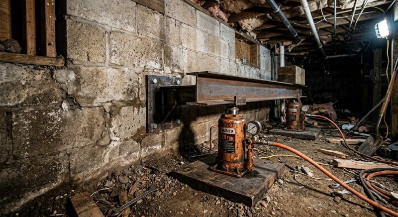 Foundation Jacking in Grasston, MN