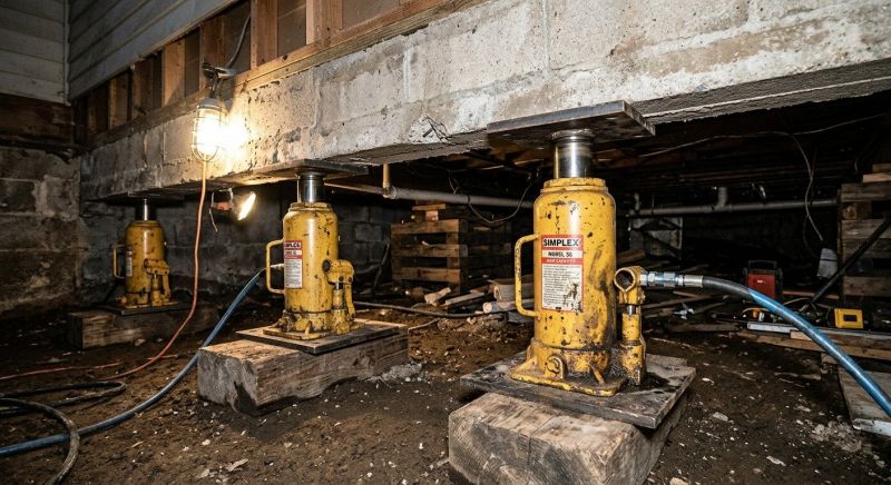 Foundation Jacking in Isanti County, MN
