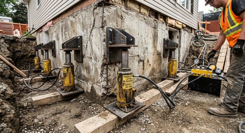 Foundation Jacking in Kanabec County, MN