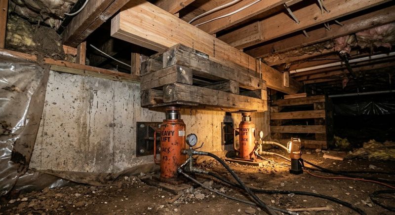 Foundation Jacking in Mora, MN