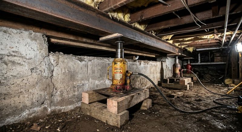 Foundation Jacking in Pine County, MN