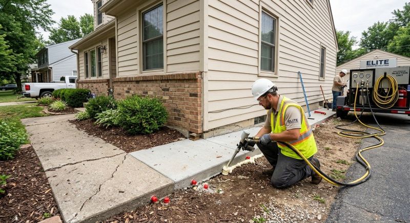 Foundation Lifting in Brook Park, MN