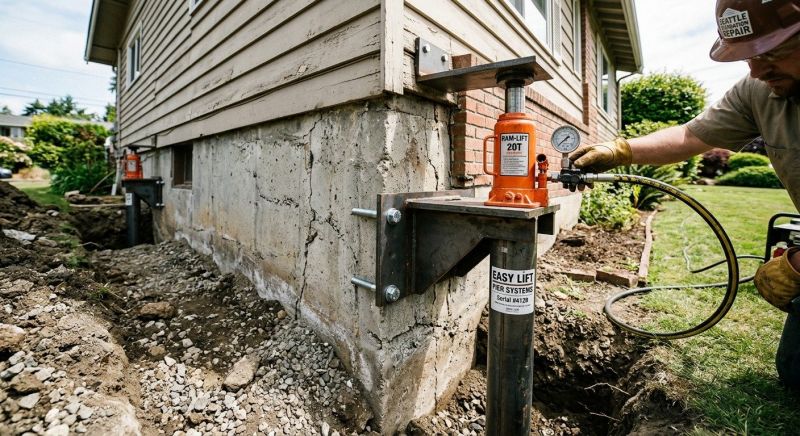 Foundation Lifting in Grasston, MN