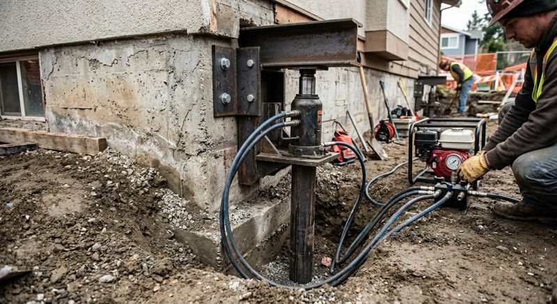 Foundation Lifting in Isanti County, MN