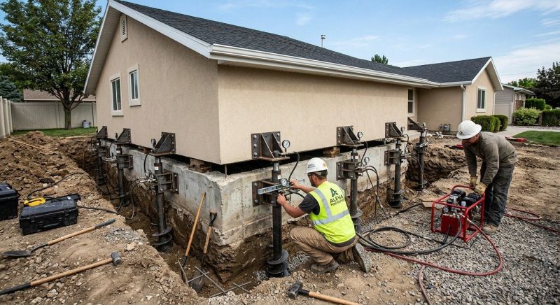 Foundation Pier Leveling in Mora, MN