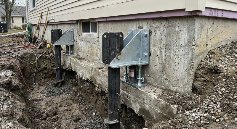 Foundation Pier Leveling in Mora, MN