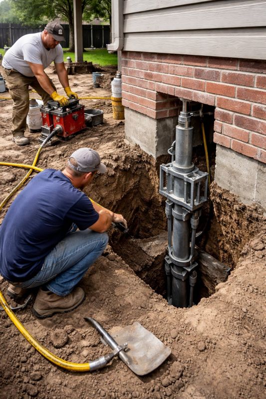 Foundation Pier Repair in Mora, MN