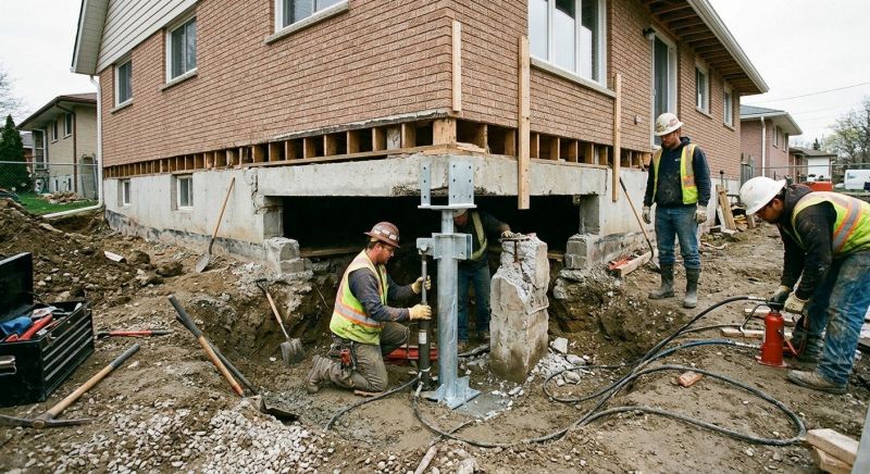 Foundation Pier Repair in Mora, MN