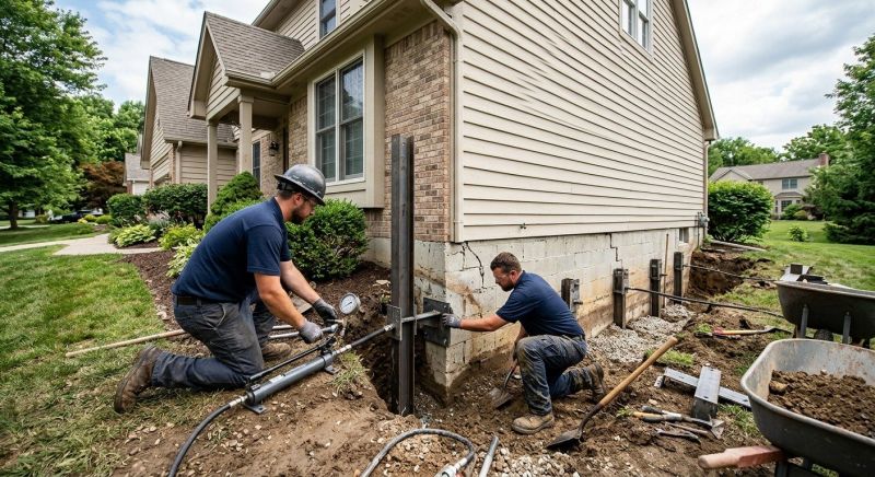 Foundation Pier Repair in Mora, MN