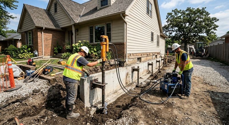 Foundation Stabilizing in Brook Park, MN