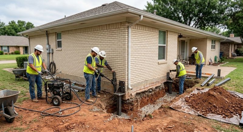 Foundation Stabilizing in Cambridge, MN