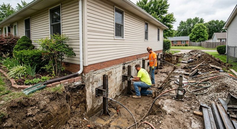 Foundation Stabilizing in Isanti County, MN