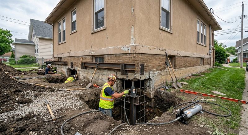 Foundation Underpinning in Mora, MN