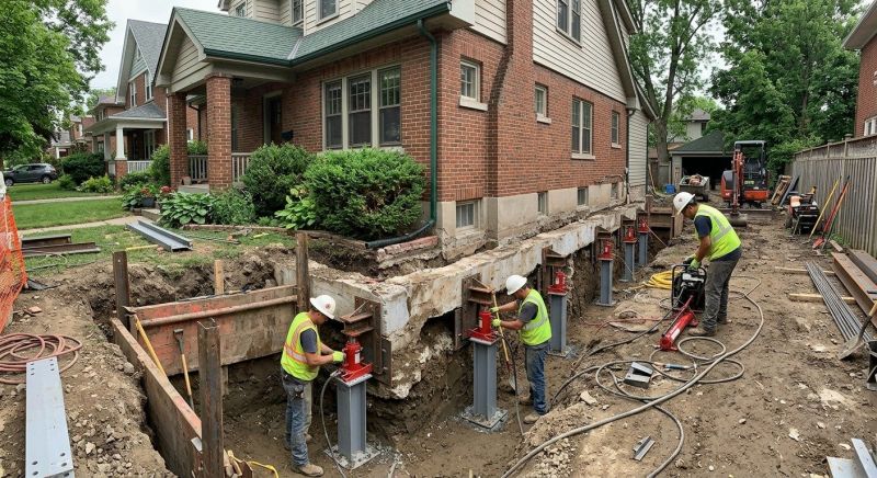 Foundation Underpinning in Mora, MN