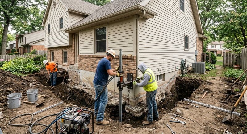 House Foundation Repair in Pine County, MN