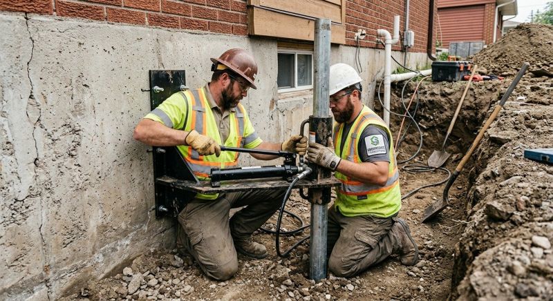 Settling Foundation Service in Brook Park, MN