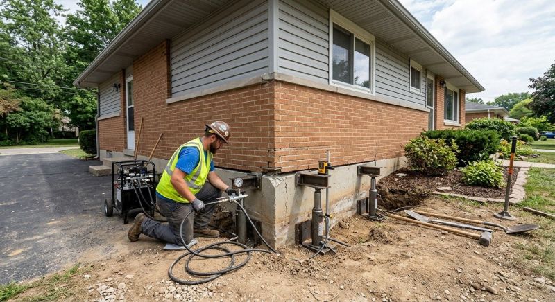 Sinking Foundation Lifting in Mora, MN