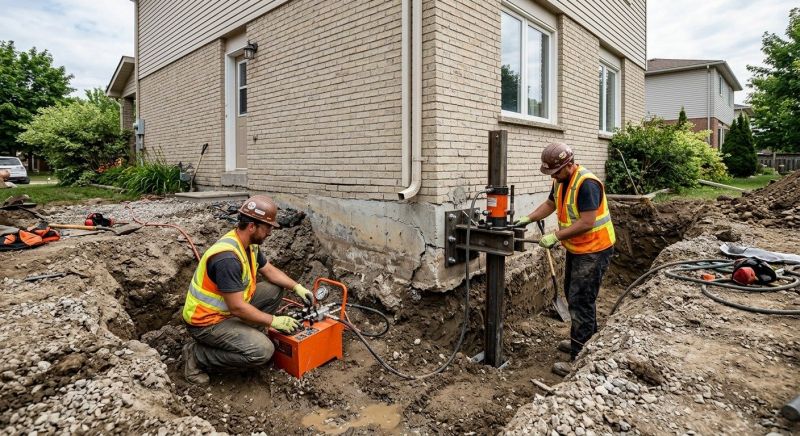 Sinking Foundation Lifting in Mora, MN
