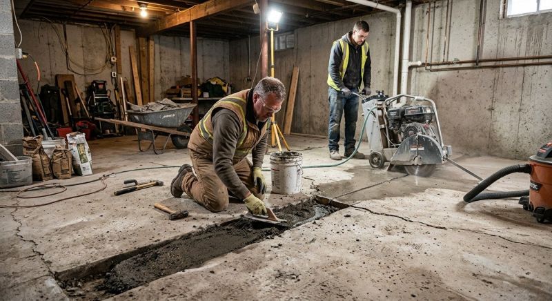 Slab Foundation Repair in Mora, MN