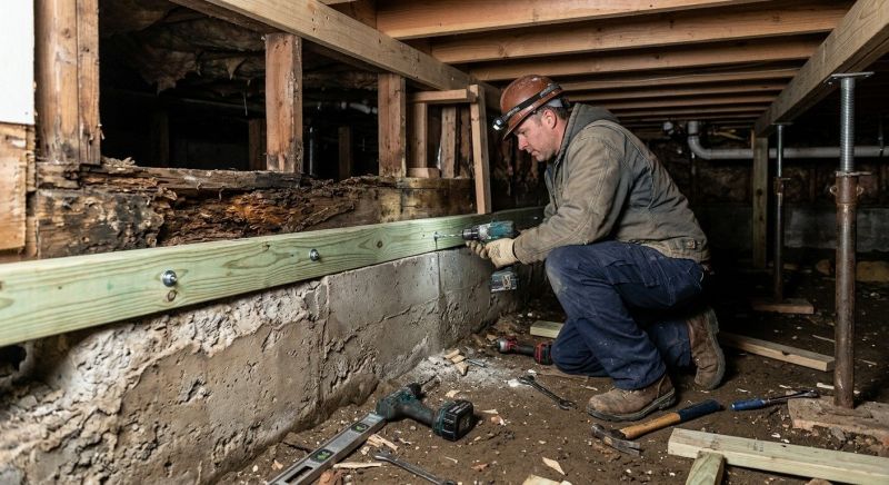 Slab Foundation Repair in Mora, MN