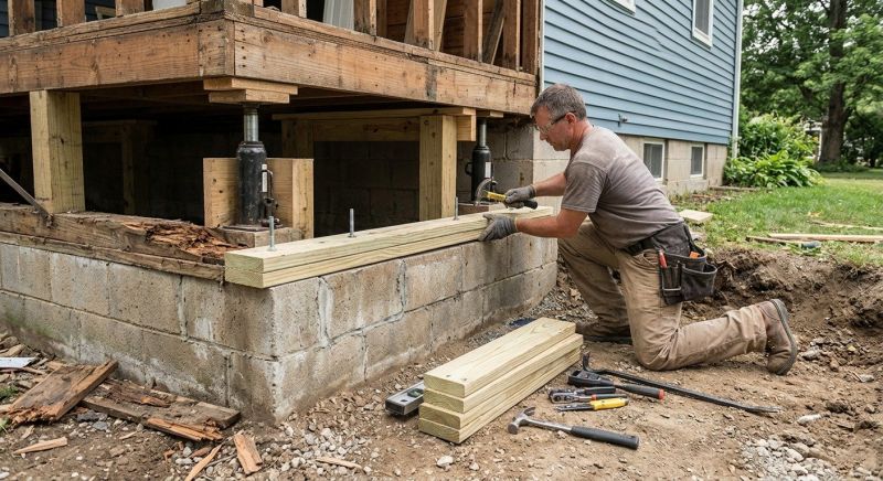 Slab Foundation Repair in Mora, MN