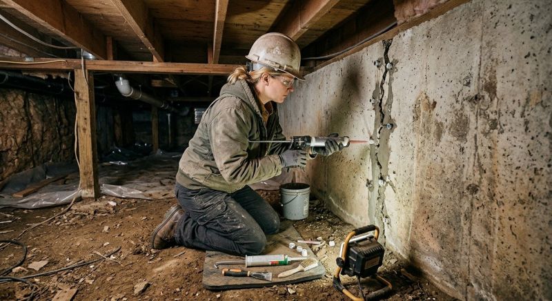 Structural Foundation Repair in Grasston, MN
