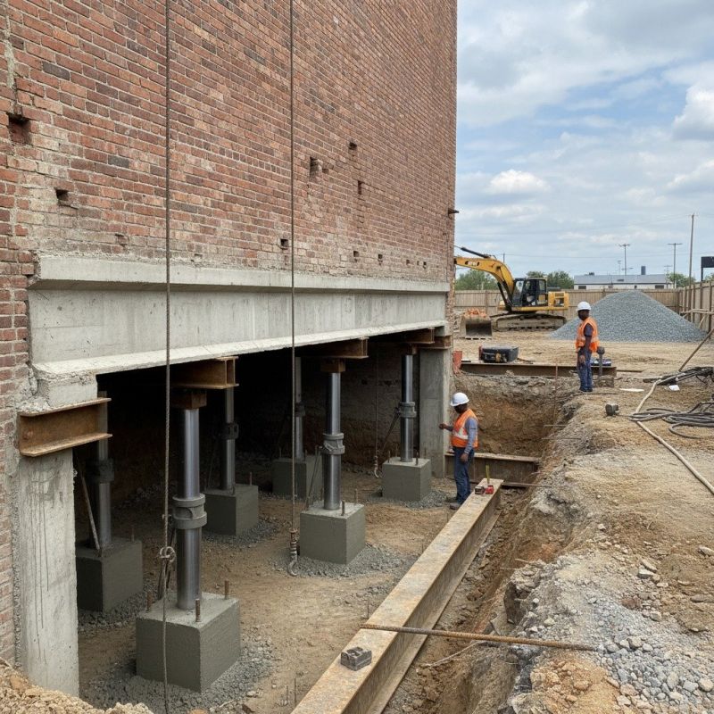 Structural Underpinning in Mora, MN
